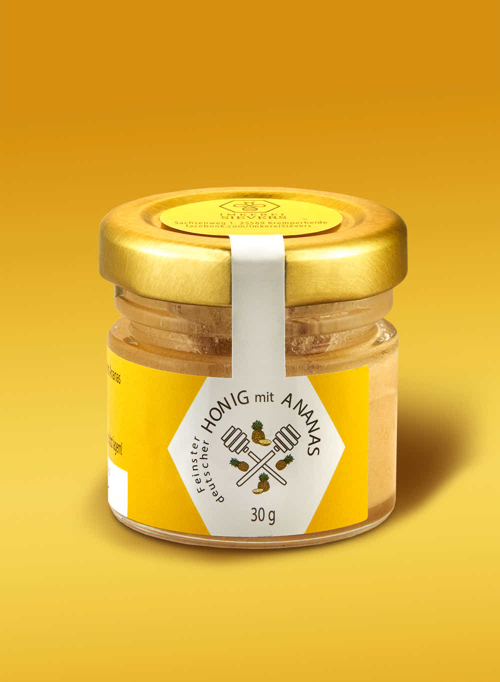30 Gramm Honig mit Ananas